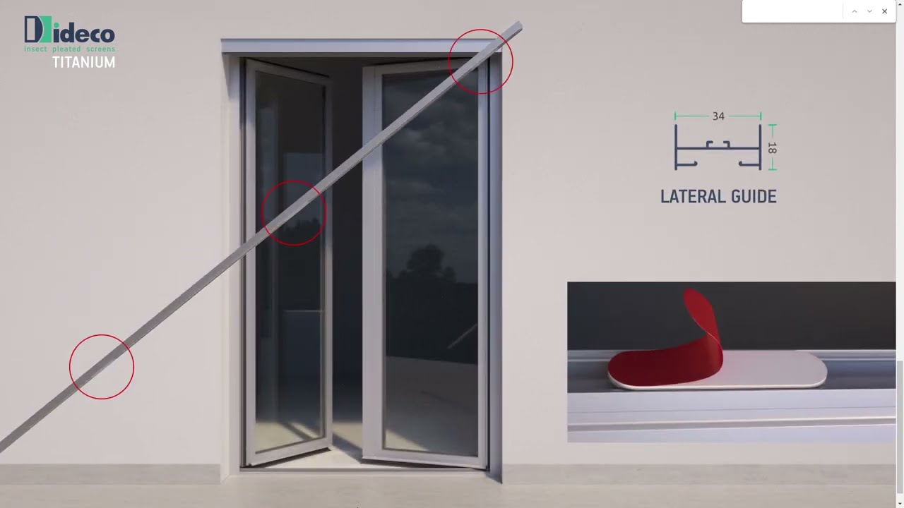 Cómo instalar mosquiteras enrollables puerta Titanium